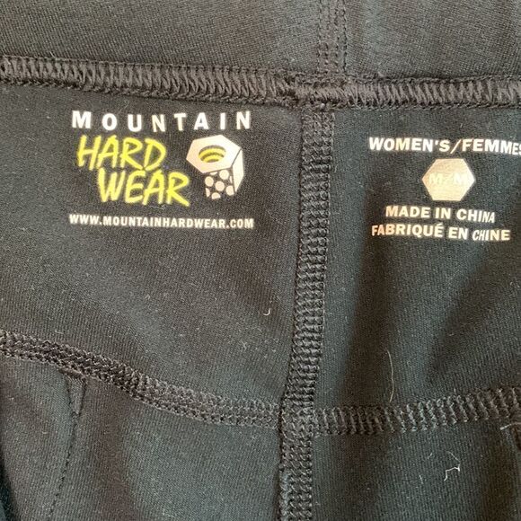 MOUNTAIN HARDWEAR pull on drawstring pants back pockets women’s size medium - Picture 3 of 11